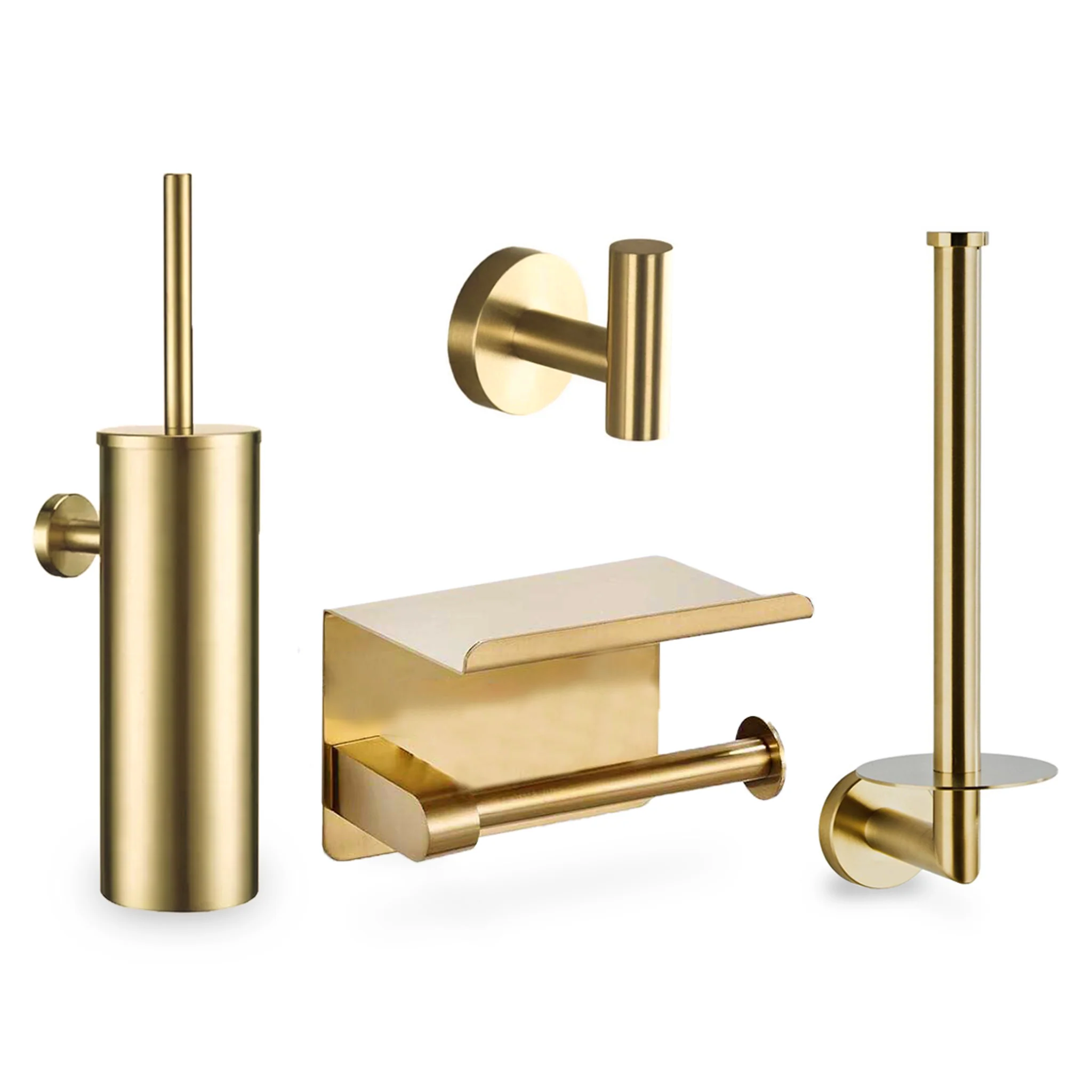 Toiletset Ripiano II - 4 delig - Goud